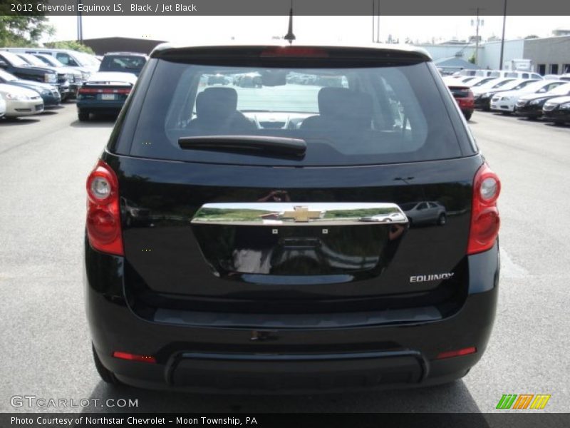 Black / Jet Black 2012 Chevrolet Equinox LS