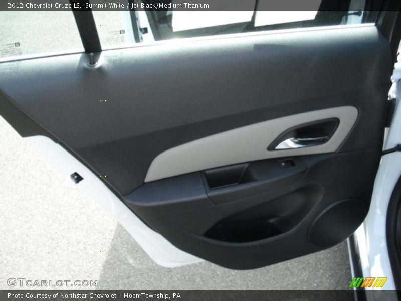 Summit White / Jet Black/Medium Titanium 2012 Chevrolet Cruze LS