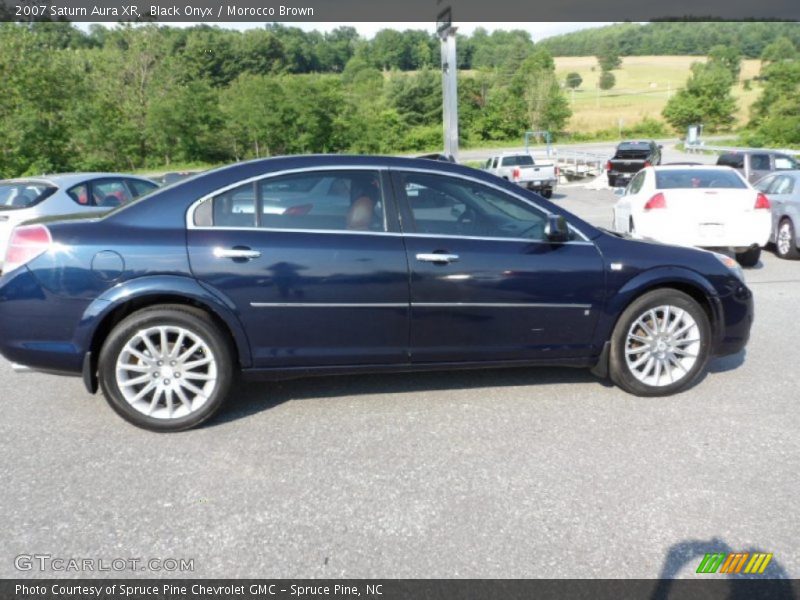 Black Onyx / Morocco Brown 2007 Saturn Aura XR