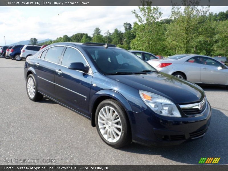 Black Onyx / Morocco Brown 2007 Saturn Aura XR