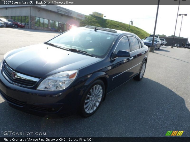 Black Onyx / Morocco Brown 2007 Saturn Aura XR