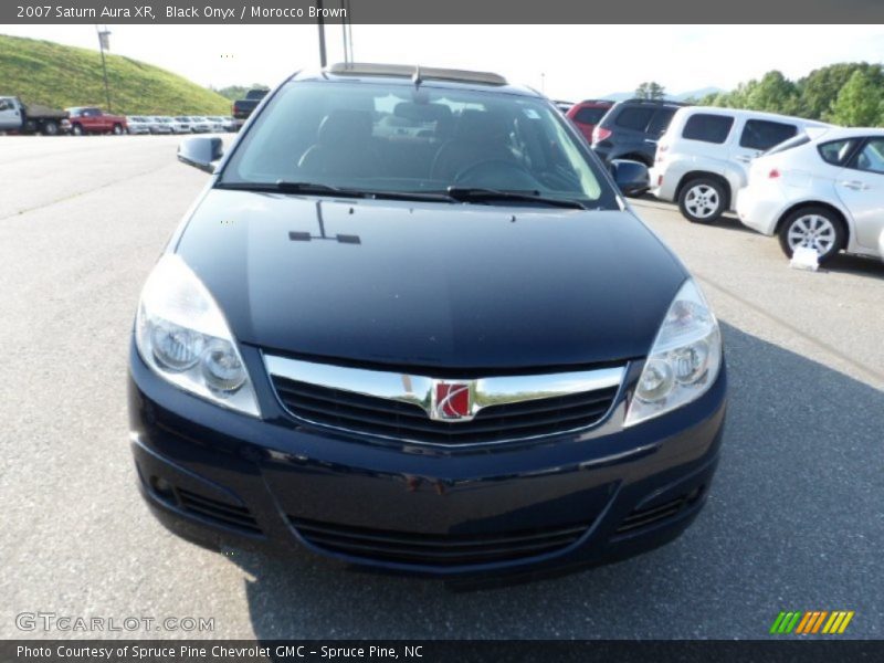 Black Onyx / Morocco Brown 2007 Saturn Aura XR