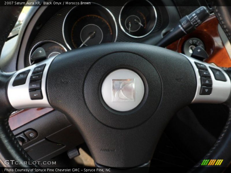 Black Onyx / Morocco Brown 2007 Saturn Aura XR