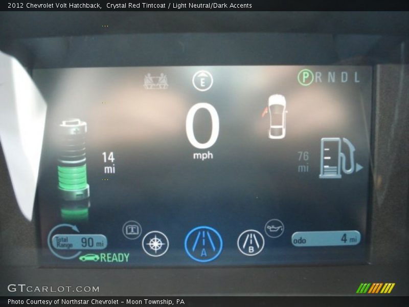 Crystal Red Tintcoat / Light Neutral/Dark Accents 2012 Chevrolet Volt Hatchback