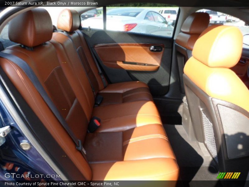 Black Onyx / Morocco Brown 2007 Saturn Aura XR