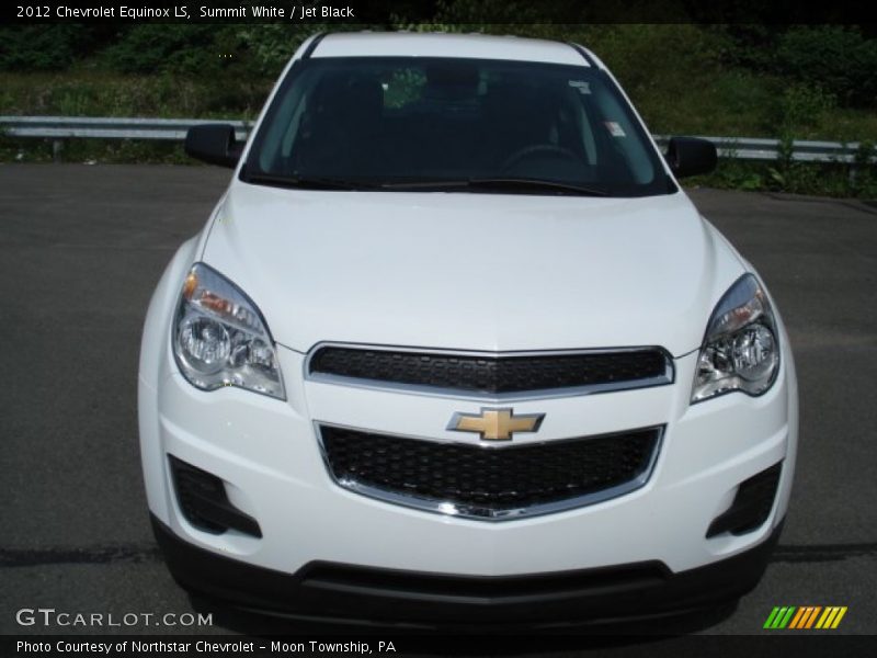 Summit White / Jet Black 2012 Chevrolet Equinox LS