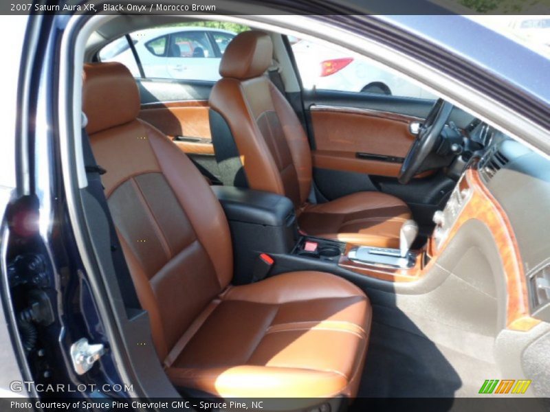 Black Onyx / Morocco Brown 2007 Saturn Aura XR