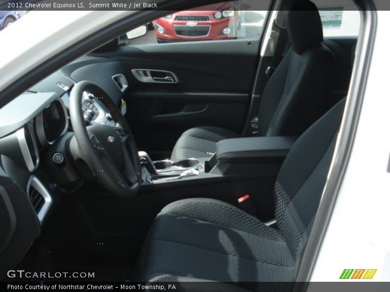 Summit White / Jet Black 2012 Chevrolet Equinox LS