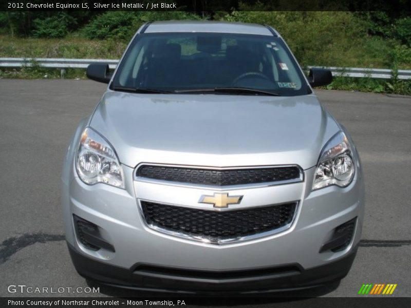 Silver Ice Metallic / Jet Black 2012 Chevrolet Equinox LS