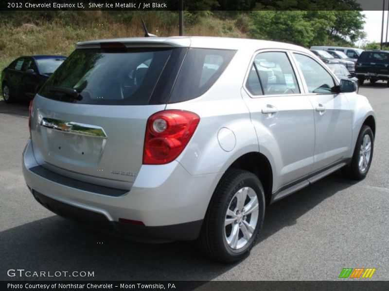 Silver Ice Metallic / Jet Black 2012 Chevrolet Equinox LS