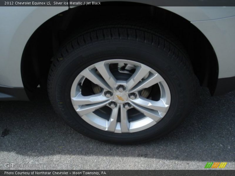 Silver Ice Metallic / Jet Black 2012 Chevrolet Equinox LS