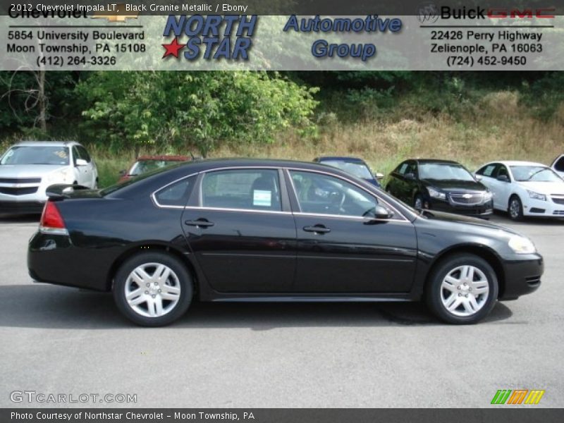 Black Granite Metallic / Ebony 2012 Chevrolet Impala LT