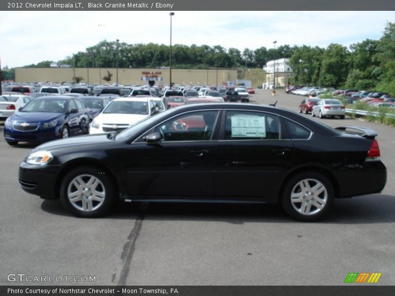 Black Granite Metallic / Ebony 2012 Chevrolet Impala LT