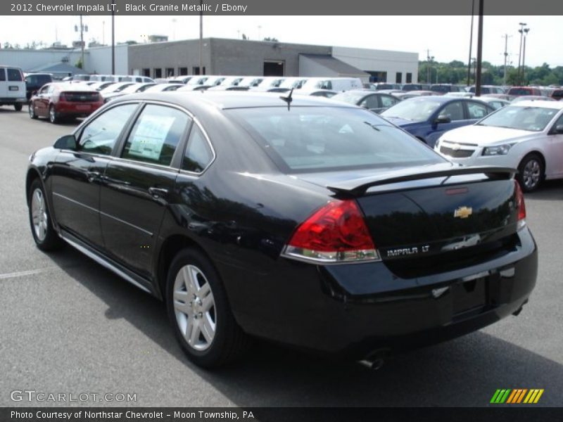Black Granite Metallic / Ebony 2012 Chevrolet Impala LT