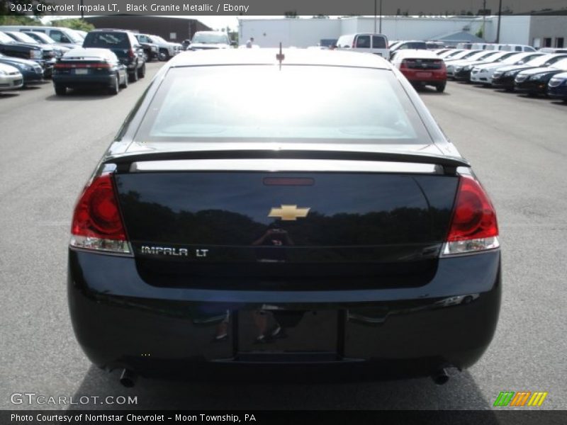 Black Granite Metallic / Ebony 2012 Chevrolet Impala LT