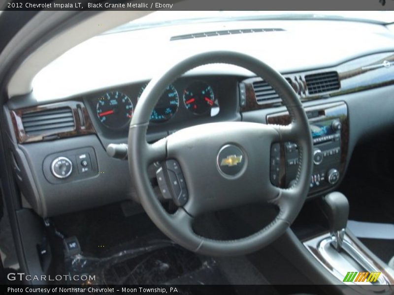 Black Granite Metallic / Ebony 2012 Chevrolet Impala LT