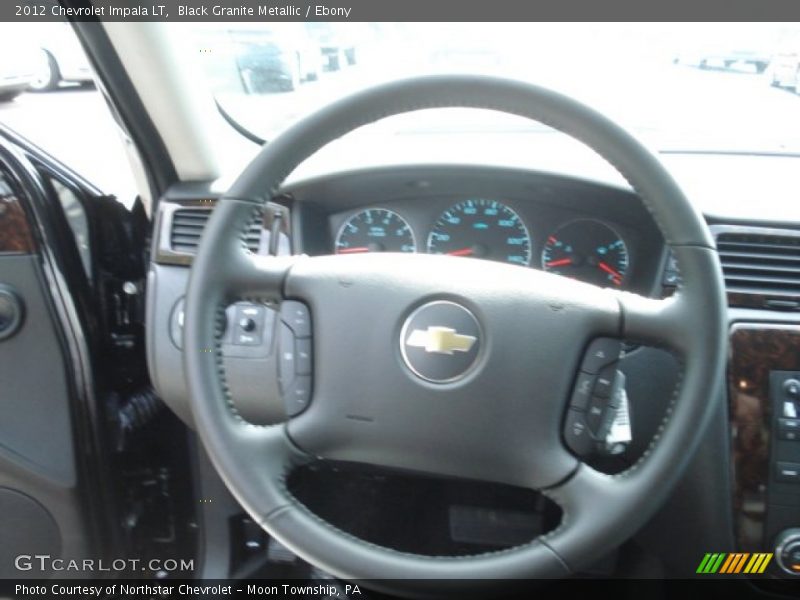 Black Granite Metallic / Ebony 2012 Chevrolet Impala LT