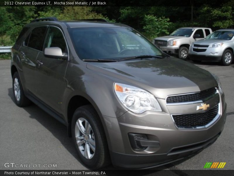 Mocha Steel Metallic / Jet Black 2012 Chevrolet Equinox LT