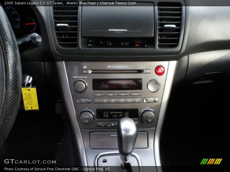 Atlantic Blue Pearl / Charcoal Tweed Cloth 2005 Subaru Legacy 2.5 GT Sedan