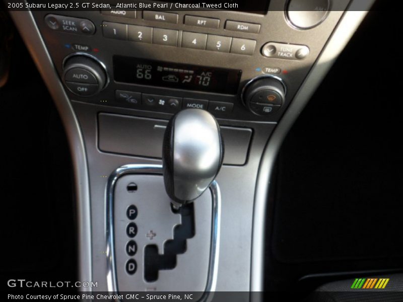 Atlantic Blue Pearl / Charcoal Tweed Cloth 2005 Subaru Legacy 2.5 GT Sedan