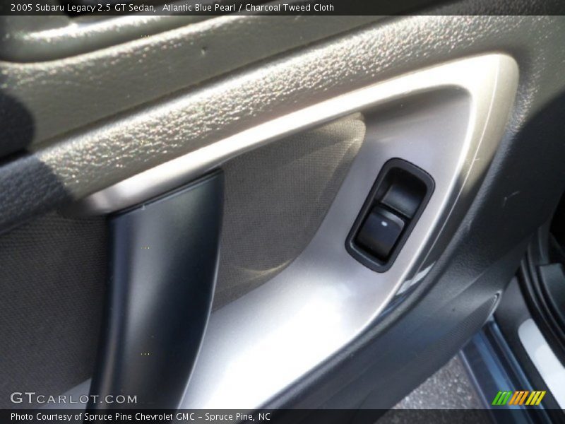 Atlantic Blue Pearl / Charcoal Tweed Cloth 2005 Subaru Legacy 2.5 GT Sedan