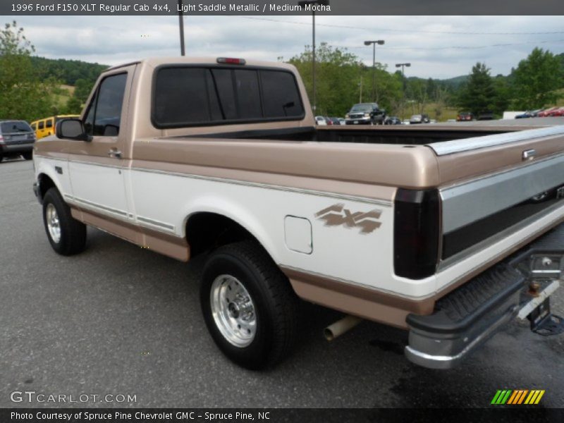 Light Saddle Metallic / Medium Mocha 1996 Ford F150 XLT Regular Cab 4x4