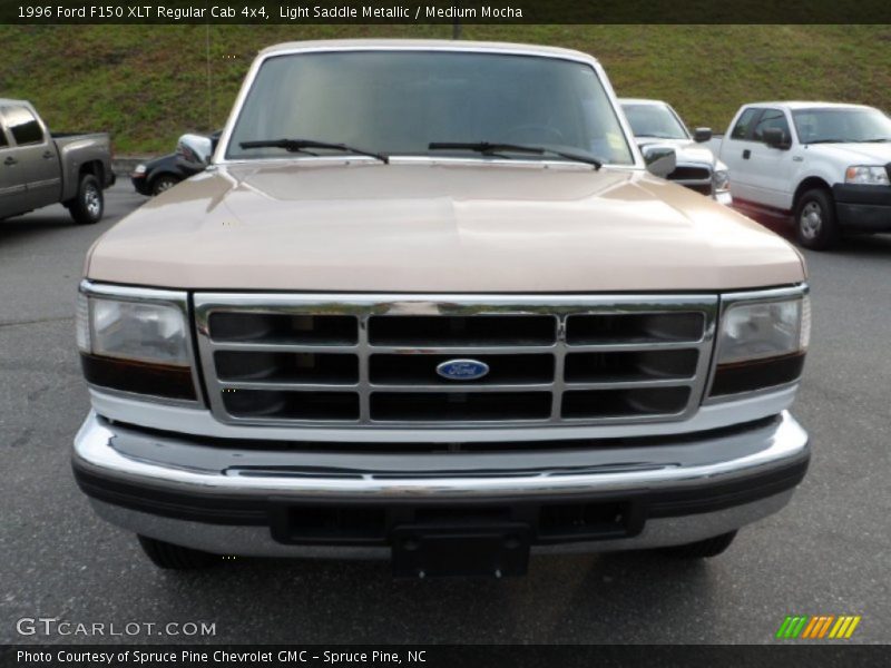 Light Saddle Metallic / Medium Mocha 1996 Ford F150 XLT Regular Cab 4x4