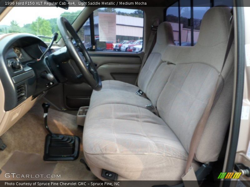  1996 F150 XLT Regular Cab 4x4 Medium Mocha Interior