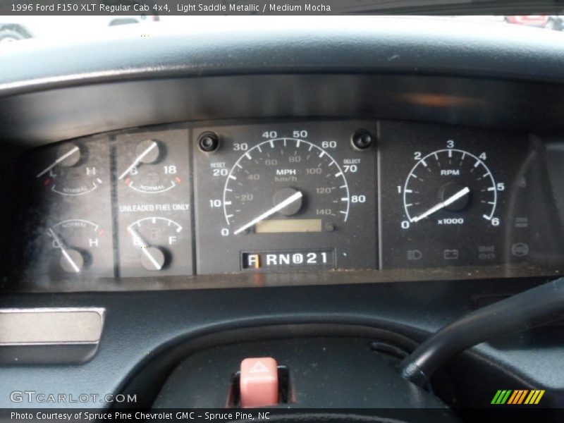  1996 F150 XLT Regular Cab 4x4 XLT Regular Cab 4x4 Gauges