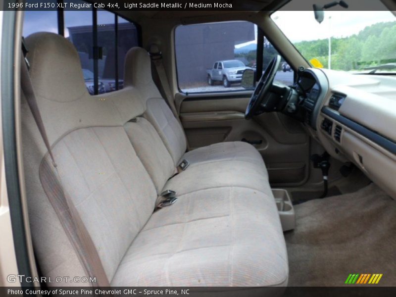  1996 F150 XLT Regular Cab 4x4 Medium Mocha Interior