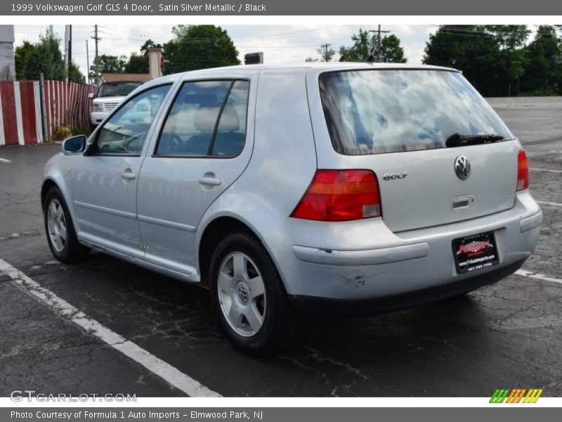 Satin Silver Metallic / Black 1999 Volkswagen Golf GLS 4 Door
