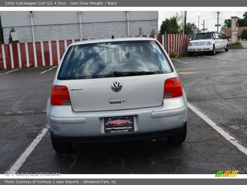 Satin Silver Metallic / Black 1999 Volkswagen Golf GLS 4 Door