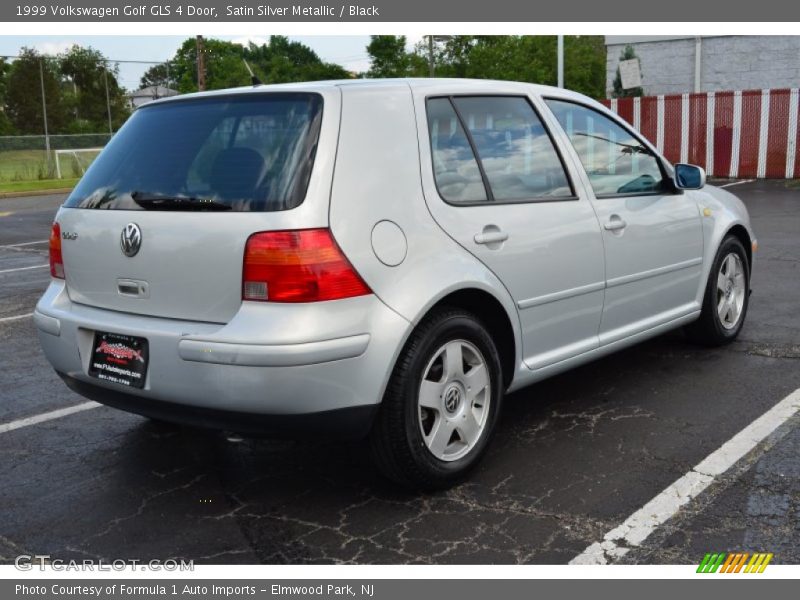 Satin Silver Metallic / Black 1999 Volkswagen Golf GLS 4 Door