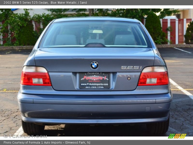 Blue Water Metallic / Sand 2002 BMW 5 Series 525i Sedan