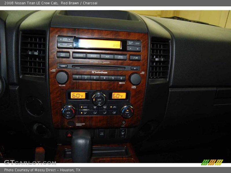 Red Brawn / Charcoal 2008 Nissan Titan LE Crew Cab