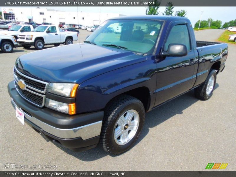 Dark Blue Metallic / Dark Charcoal 2006 Chevrolet Silverado 1500 LS Regular Cab 4x4