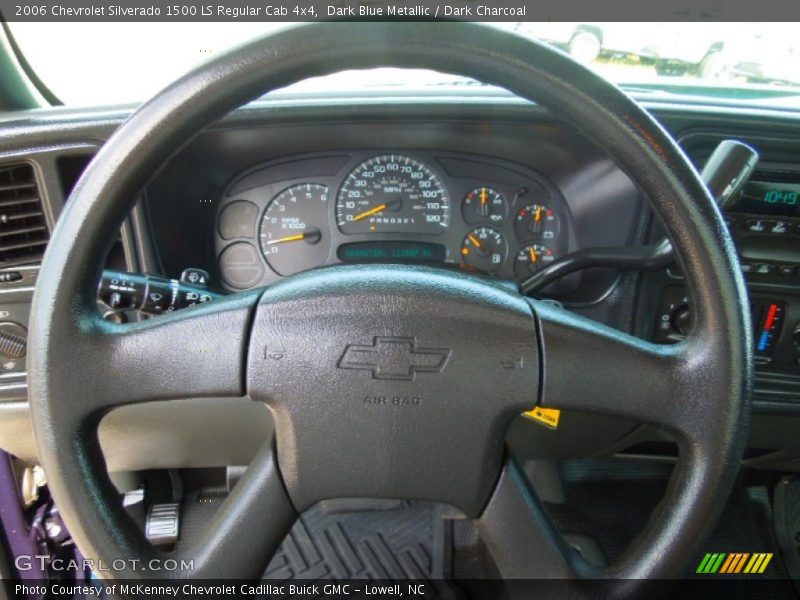 Dark Blue Metallic / Dark Charcoal 2006 Chevrolet Silverado 1500 LS Regular Cab 4x4