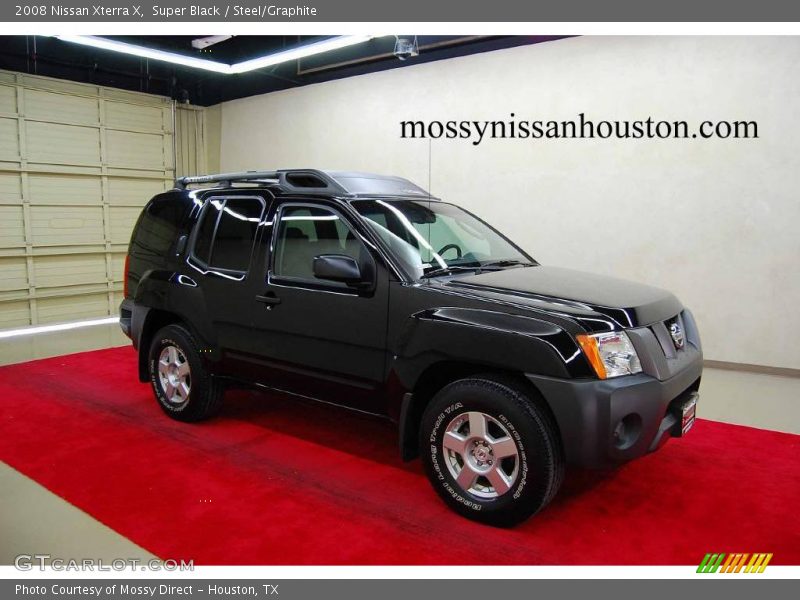Super Black / Steel/Graphite 2008 Nissan Xterra X