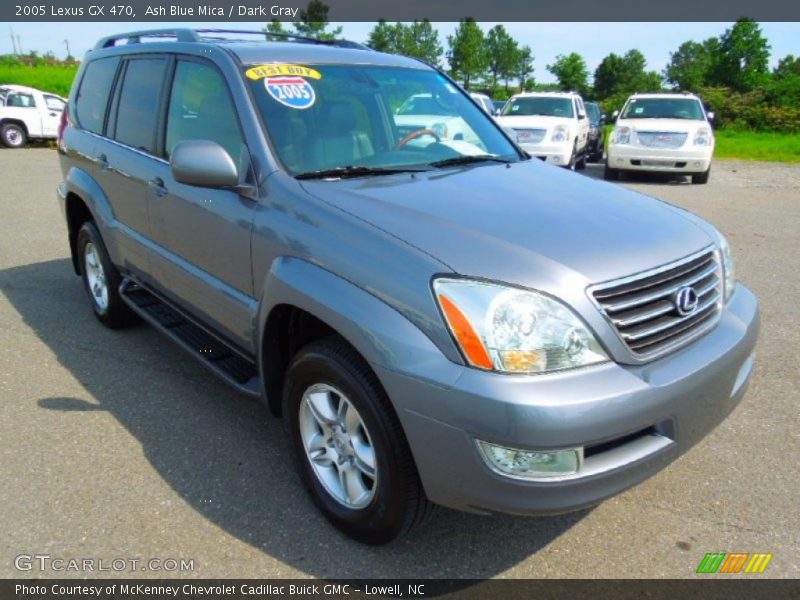 Ash Blue Mica / Dark Gray 2005 Lexus GX 470