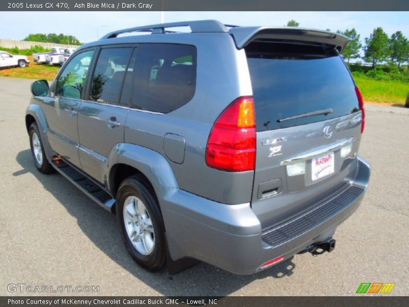 Ash Blue Mica / Dark Gray 2005 Lexus GX 470