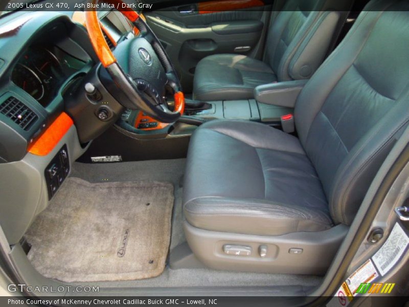 Ash Blue Mica / Dark Gray 2005 Lexus GX 470