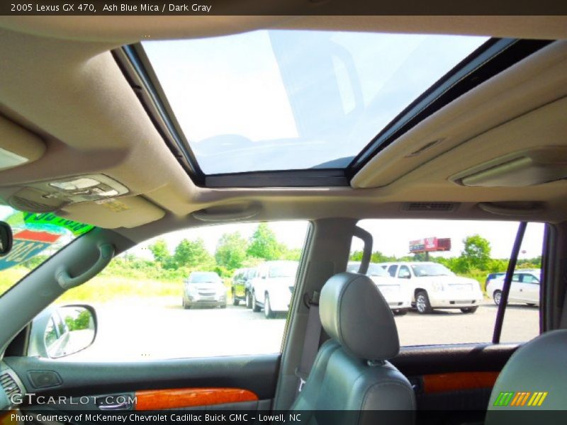 Ash Blue Mica / Dark Gray 2005 Lexus GX 470