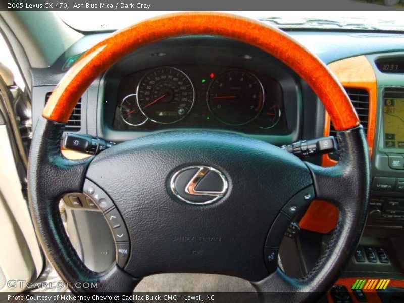 Ash Blue Mica / Dark Gray 2005 Lexus GX 470