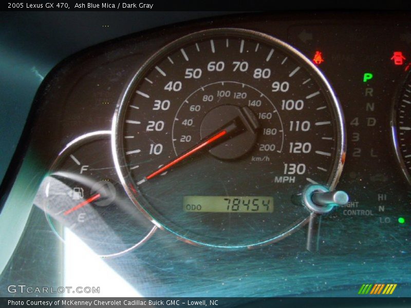 Ash Blue Mica / Dark Gray 2005 Lexus GX 470