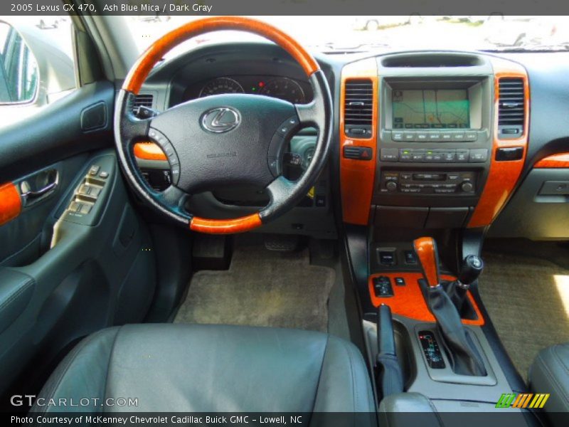 Ash Blue Mica / Dark Gray 2005 Lexus GX 470