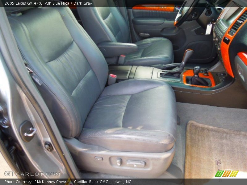 Ash Blue Mica / Dark Gray 2005 Lexus GX 470