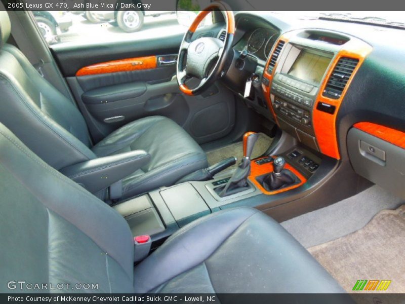 Ash Blue Mica / Dark Gray 2005 Lexus GX 470