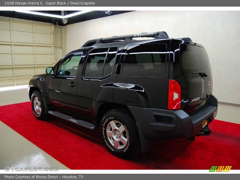 Super Black / Steel/Graphite 2008 Nissan Xterra X