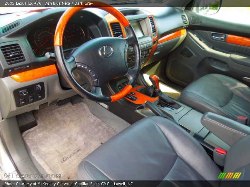 Ash Blue Mica / Dark Gray 2005 Lexus GX 470