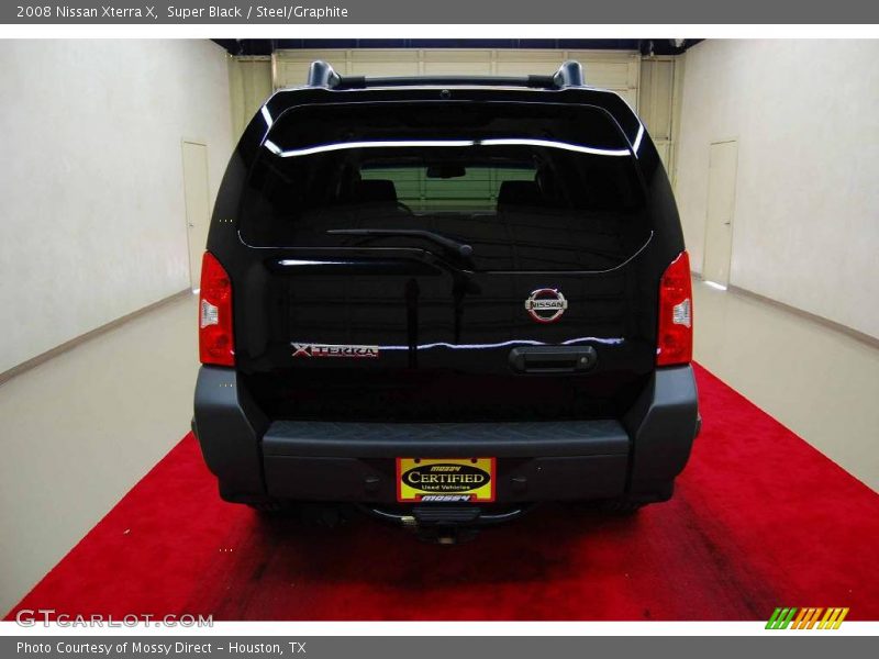 Super Black / Steel/Graphite 2008 Nissan Xterra X